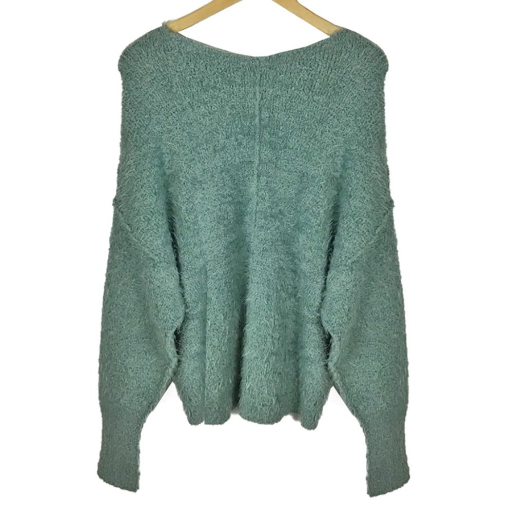 FREE PEOPLE Icing V-neck Sweater In Spring Dust - Picture 11 of 16